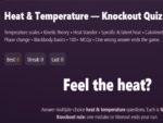 Physics: Thermal Temperature Quiz